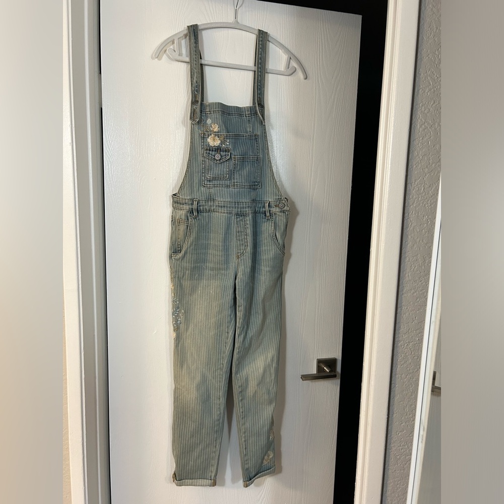 Free people driftwood rare overalls